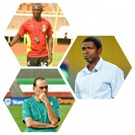 Ex-Stars coach Kwesi Appiah, current coach and assistant Grant and Konadu