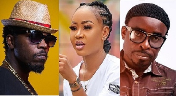 Combination photo (L - R) Kwaw Kese, Akuapem Poloo and late Dasebre Gyamenah