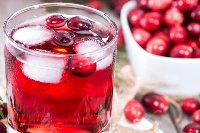 Fresh cranberries are nearly 90% water