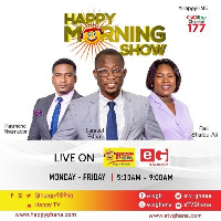 The Happy Morning show airs every week day morning