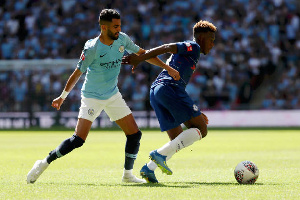 Callum Hudson-Odoi and Riyard Mahrez