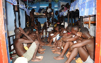 File photo; Inmates in prison