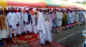 Imam Ahmed Alhaji Yahaya Nanjo Leading The Prayers In Wa.png