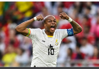 AL RAYYAN, QATAR - NOVEMBER 28: Andre Ayew of Ghana