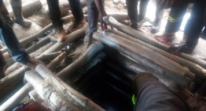 The team after several efforts to retrieve the machines from the miners, destroyed the equipment