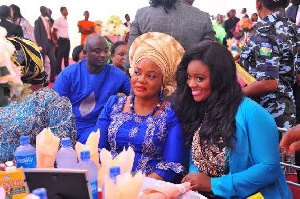 Jackie Appiah and Benue First Lady