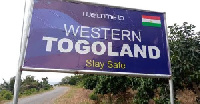 Western Togoland billboards were mounted at different parts of the Volta Region