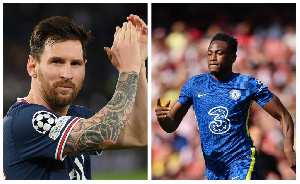 Lionel Messi And Baba Rahman Scaled