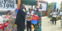 Stonebwoy expressed gratitude to mothers for their nurturing role while gifting widows at the event.