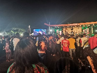 Fans at the GIPC event held in Accra