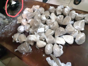 152kg of cocaine was intercepted at Tema on September 12, 2020