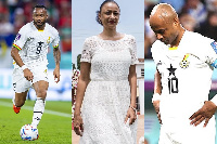 Jordan Ayew, Maha Ayew and Dede Ayew