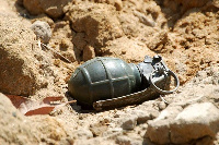 A hand grenade lies on the ground, FILE PHOTO | NMG