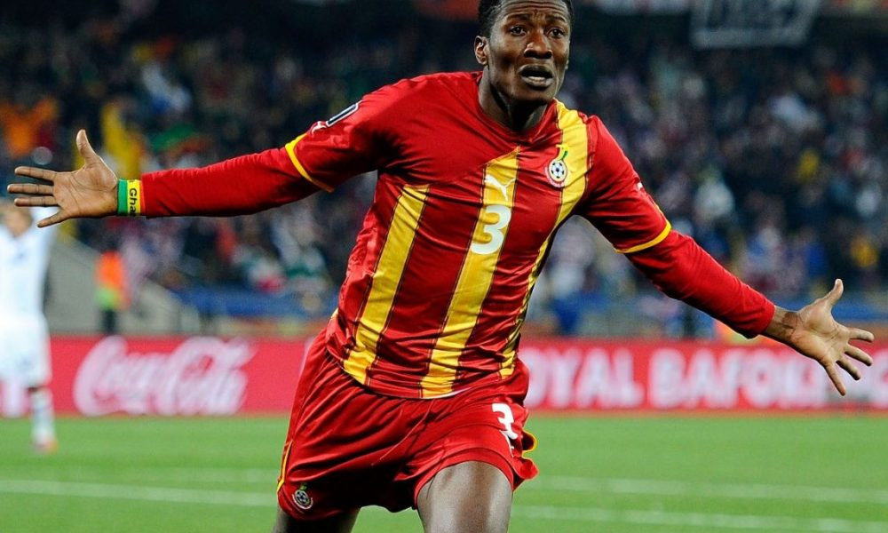 Asamoah Gyan is the all-time top scorer for Ghana with 51 goals