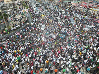 Obidients marched in Lagos on October 1