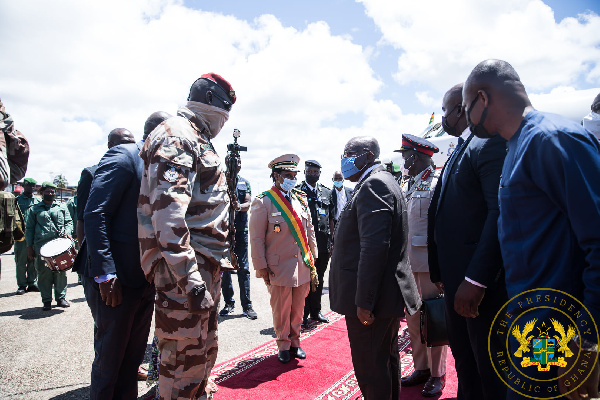 President Akufo-Addo is leading a delegation in his capacity as Chairperson of ECOWAS