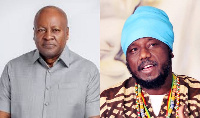 John Dramani Mahama and Blakk Rasta