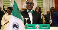 Adesina, 60, a charismatic speaker known for his elegant suits and bow ties, became the first Nigeri