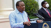 Former Kenyan president Uhuru Kenyatta