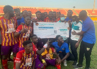 Daniel Afriyie Barnieh was rewarded for scoring the only goal against Kotoko