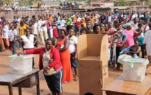 Woman Voting