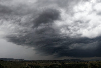 Under the dark cloud, that hangs over the Holy Land, the Lord says; there's a silver lining