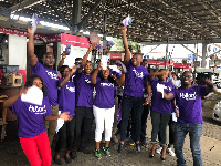 Hollard staff expressing joy