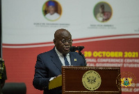 The president of Ghana, Nana Addo Dankwa Akufo-Addo