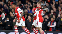 Thomas Partey celebrating a goal with his teammates Credit: Getty Images