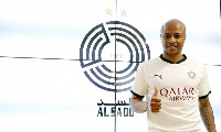 Andre Ayew has scored his first goal for the Qatari top-flight side Al Sadd