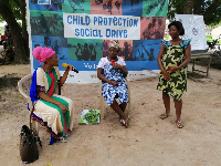 A skit was done to draw attention some issues including child abuse, educational and sexual rights