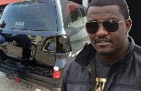 John Dumelo is alleged to have 'stolen' a state vehicle