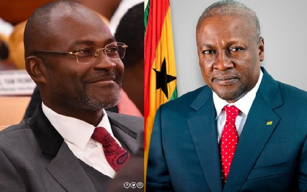 Kennedy Agyapong and Mahama