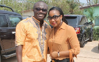 Bola Ray and wife