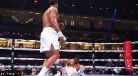 Anthony Joshua secured the 25th knockout of his career