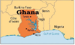 Map of Ghana