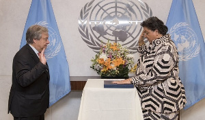 Hannah Tetteh Sworn In