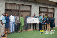 CCTU council member donates GH¢80,000 towards endowment fund for university infrastructure.