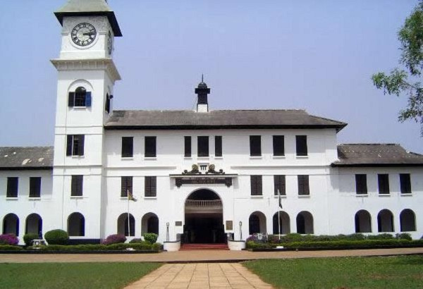 File photo of the forecourt of Achimota School administration block