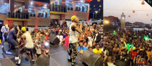 Shatta Wale performs to thousands of fans at the Freedom Concert