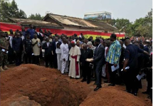 The foundation stone was laid for the commencement of the national cathedral by the president