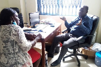 Isaac Kojo Baiden, a Senior Regulatory Officer of FDA speaks to GNA journalist