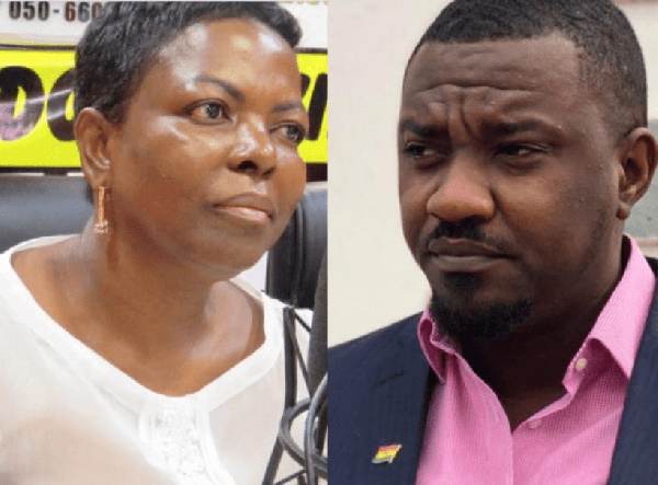 Lydia Seyram Alhassan and John Dumelo are aspiring MP's for Ayawaso West Wuogon