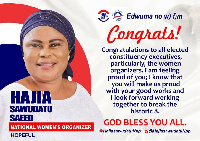 Hajia Sawudatu Saeed is the Deputy National Women’s Organizer of NPP