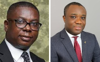 Dr Gideon Boako and Felix Kwakye Ofosu