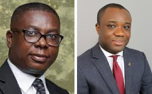 Dr Gideon Boako and Felix Kwakye Ofosu