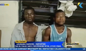 Suspects Kwame Nkansah and Kwasi Amoah