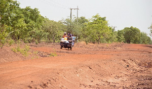 The sections of the road at Awinchokum and near the Tindaango Dam are mostly hard hit by the floods