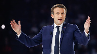 Emmanuel Macron, di French Presido