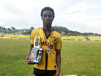 Ashgold forward, Shafiu Mumuni